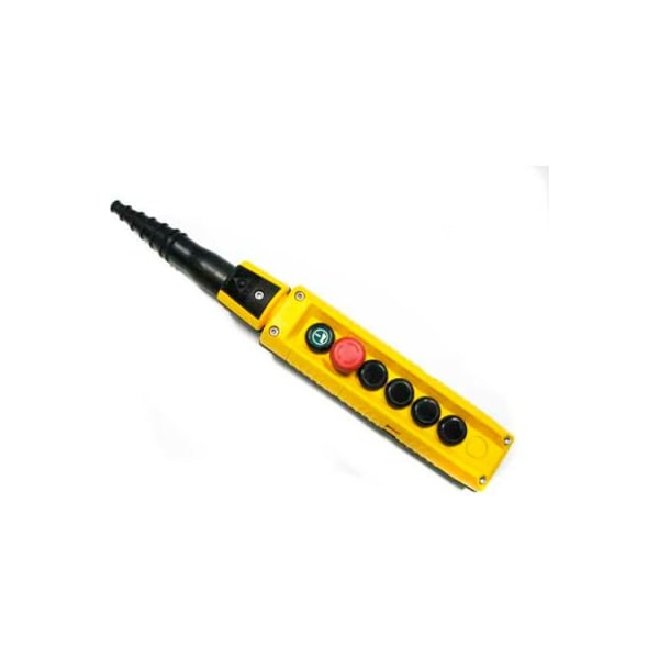 Springer Controls Co T.E.R., F70EY12000400002 MIKE Pendant, 6 Button, Yellow, 2-Speed Buttons F70EY12000400002 - main